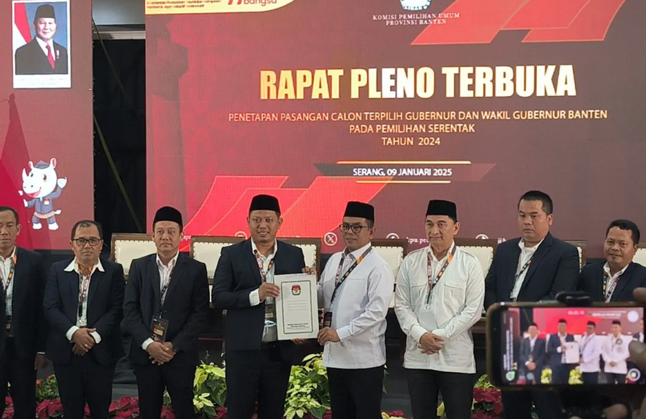 Gubernur dan Wakil Terpilih Banten