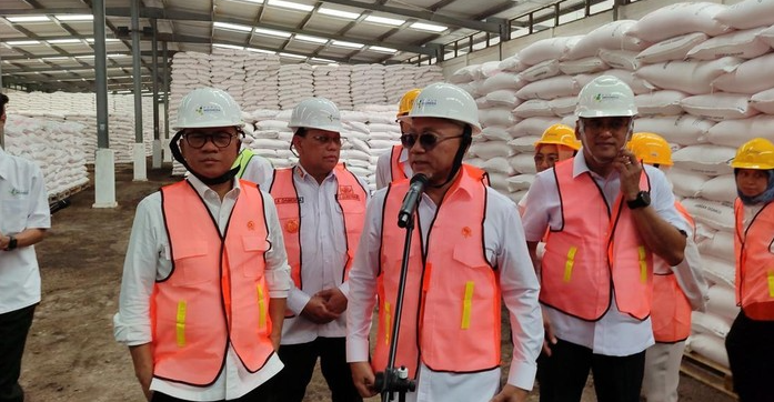 Gudang Pupuk di Banten